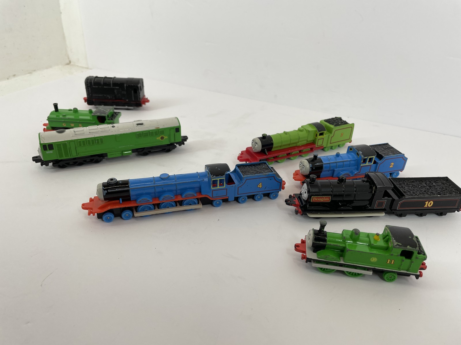 Thomas & Friends ERTL Learning Curve Die-Cast Metal Train Engine Lot 9 Pcs