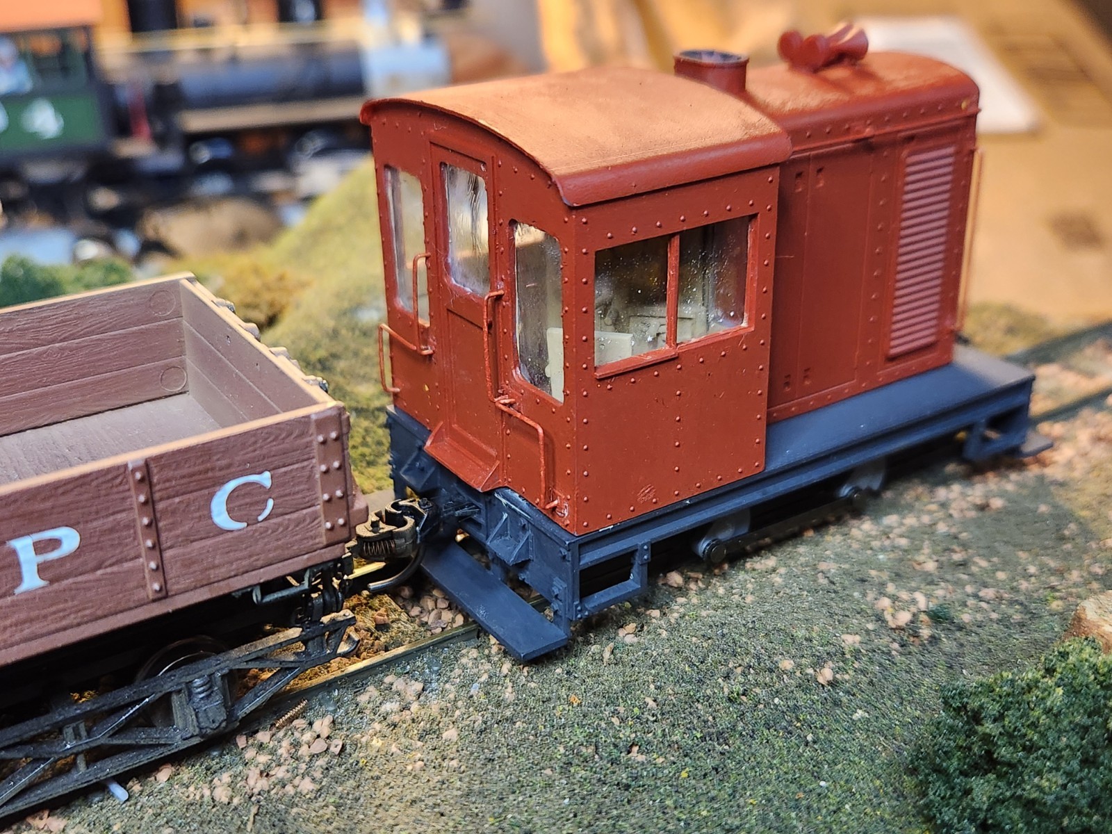 On30 Freelance “Davenport” Switcher Kit 3D Printed With Cab Interior Details