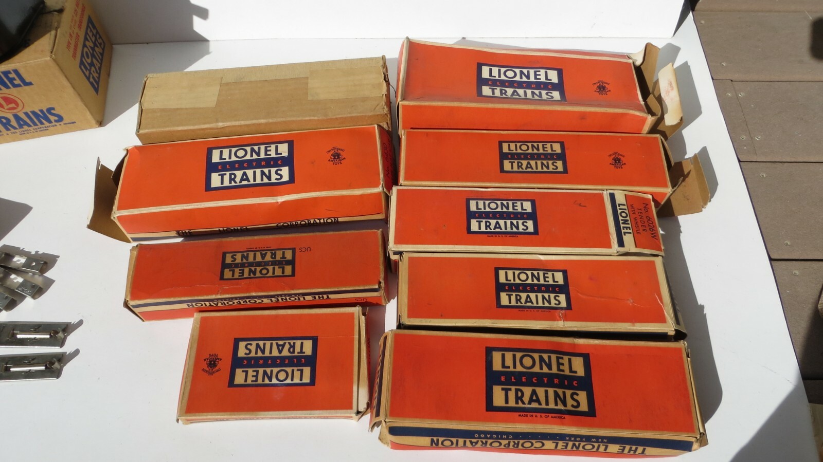 Lionel Postwar 2265WS Set 1950s w/ Boxes: 2018 6430 3424 6026W 3620 6517