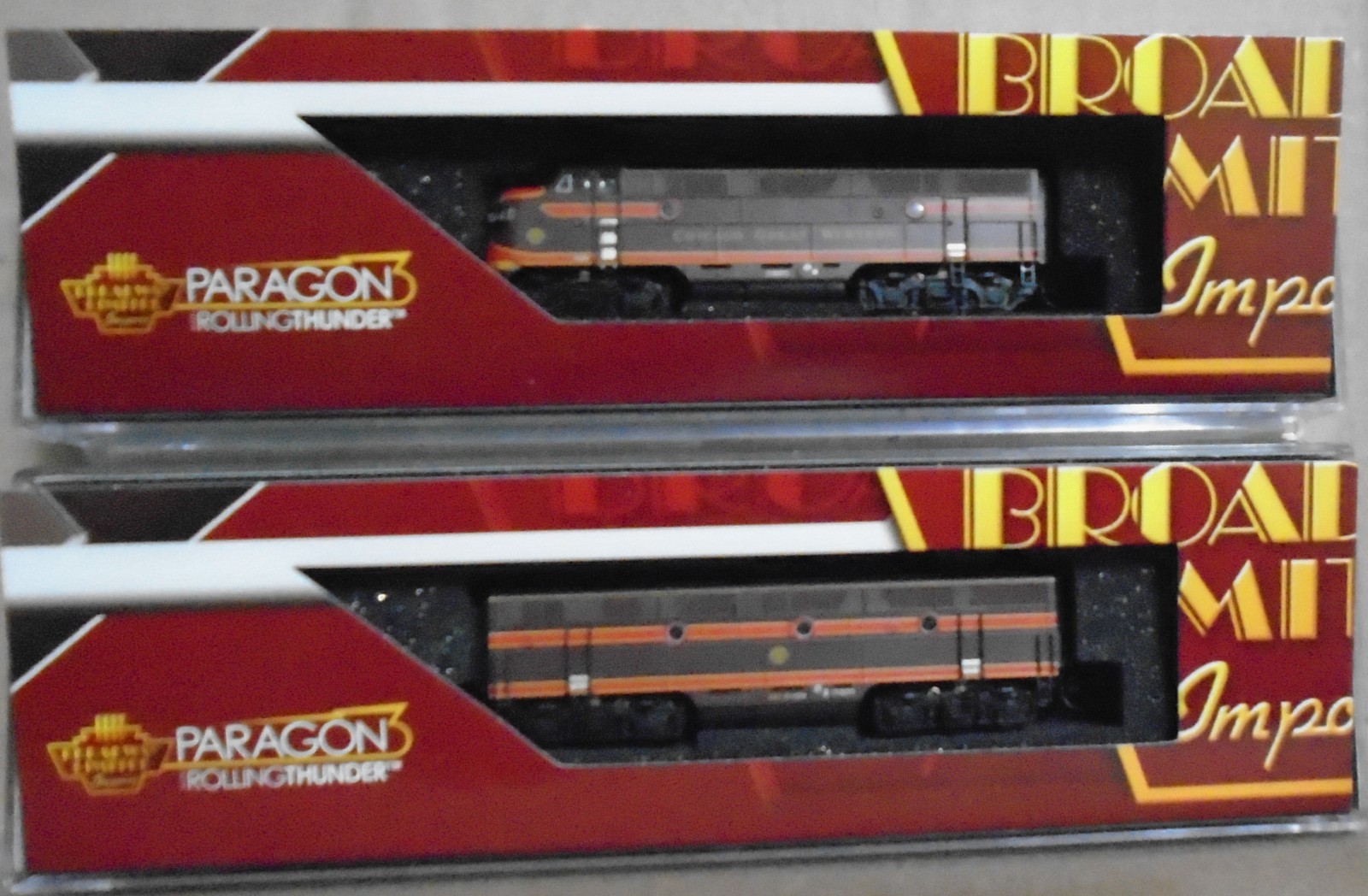 N Scale Broadway Limited – Chicago Great Western F3 A/B set – Sound/DC/DCC 3786