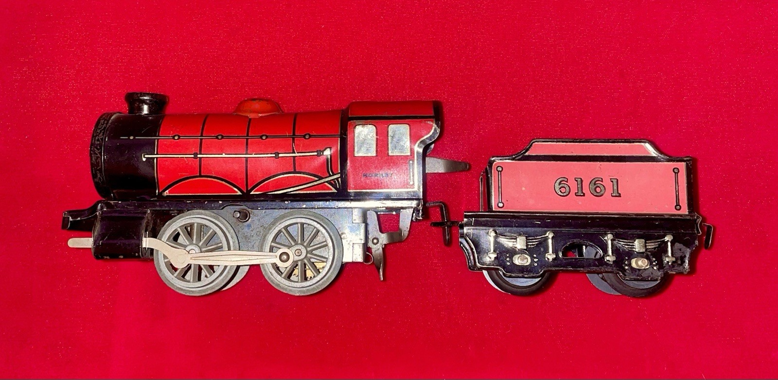 Vintage O Gauge Hornby Train Clockwork Loco & Tender – Working No Key