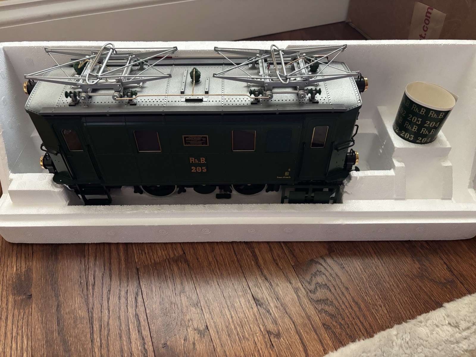 Lehmann LGB 21450 G Scale Swiss Rhaetian Railway Ge 2/4 Electric Locomotive Box