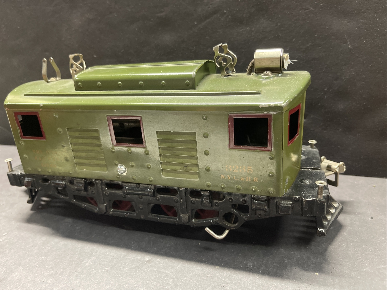 Ives Railway Line Electric Locomotive 3235 Standard Gauge Olive Green