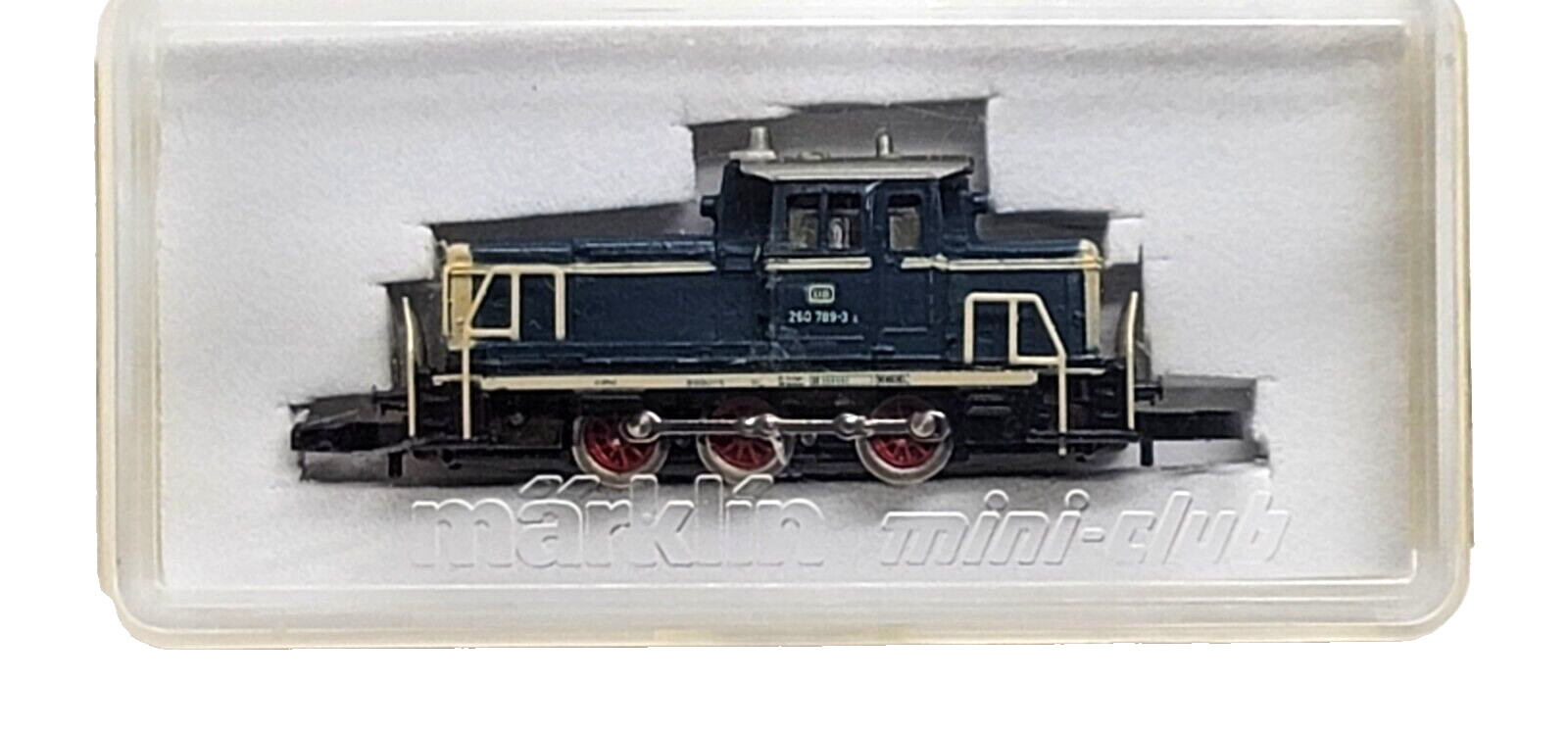 Marklin Z 8804 BR 260 789-3 Diesel Loco DB (tested) jewel case