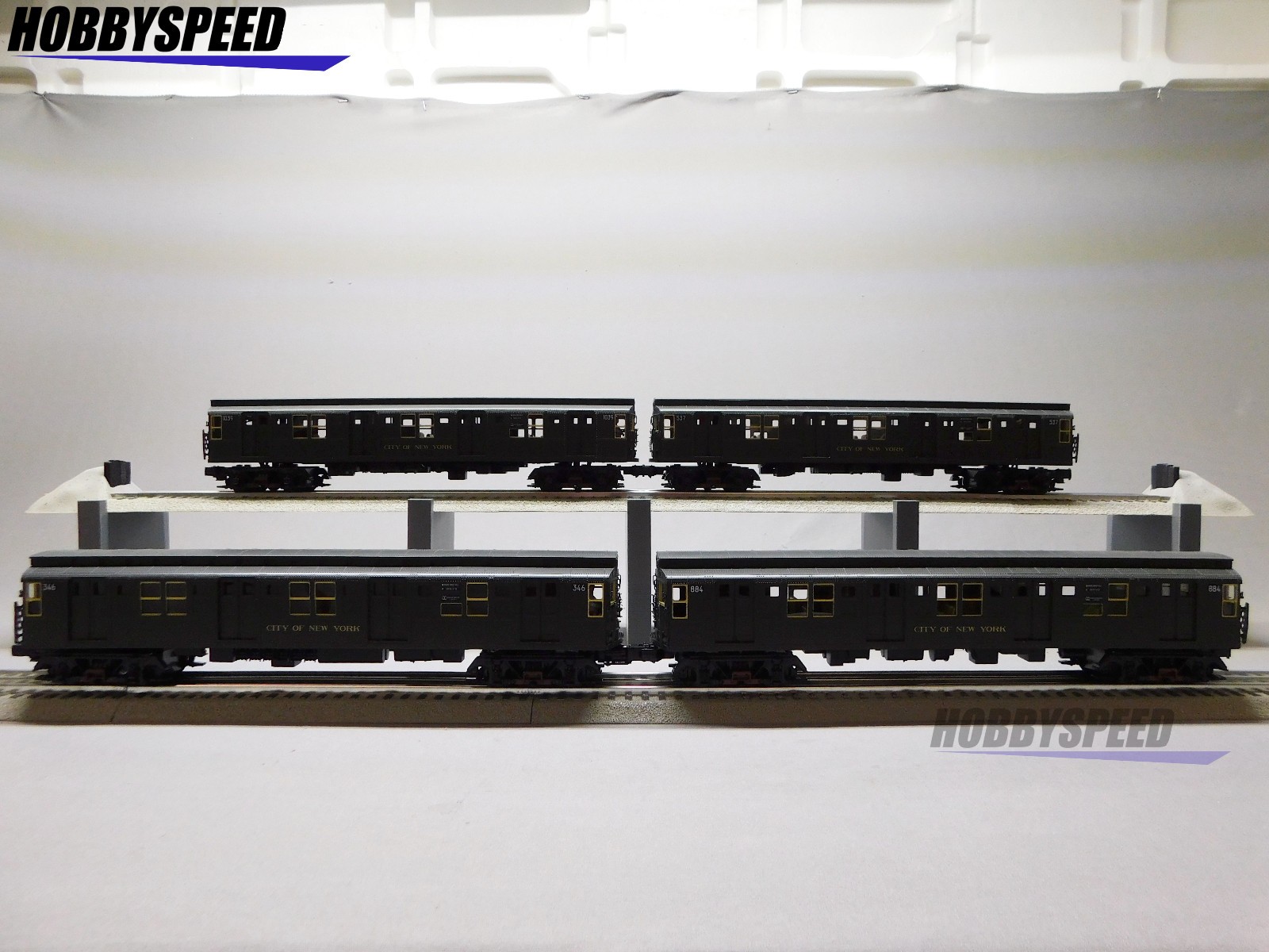 MTH PREMIER MTA R1 4-CAR SUBWAY SET W/PROTO 3 O GAUGE train nyc 20-21940-1 NEW