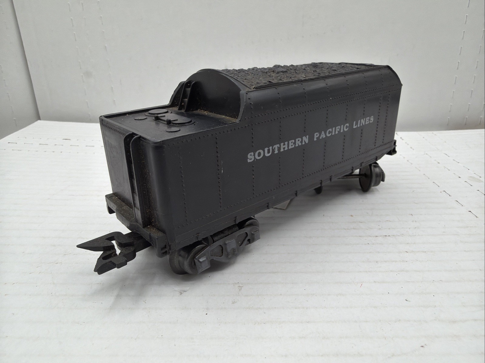 Vintage Marx Toys Southern Pacific 8-Wheel Plastic Tender Coal Car Pressed Steel
