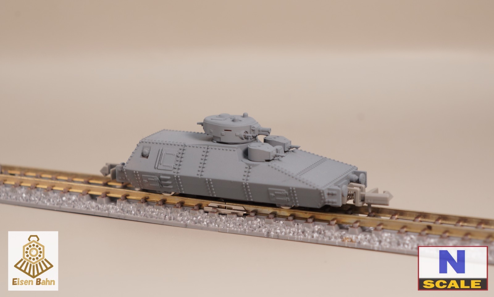 1/160(N-Scale) Russian DZERZHINETS Armored Train /w wheels & coupler resin kit