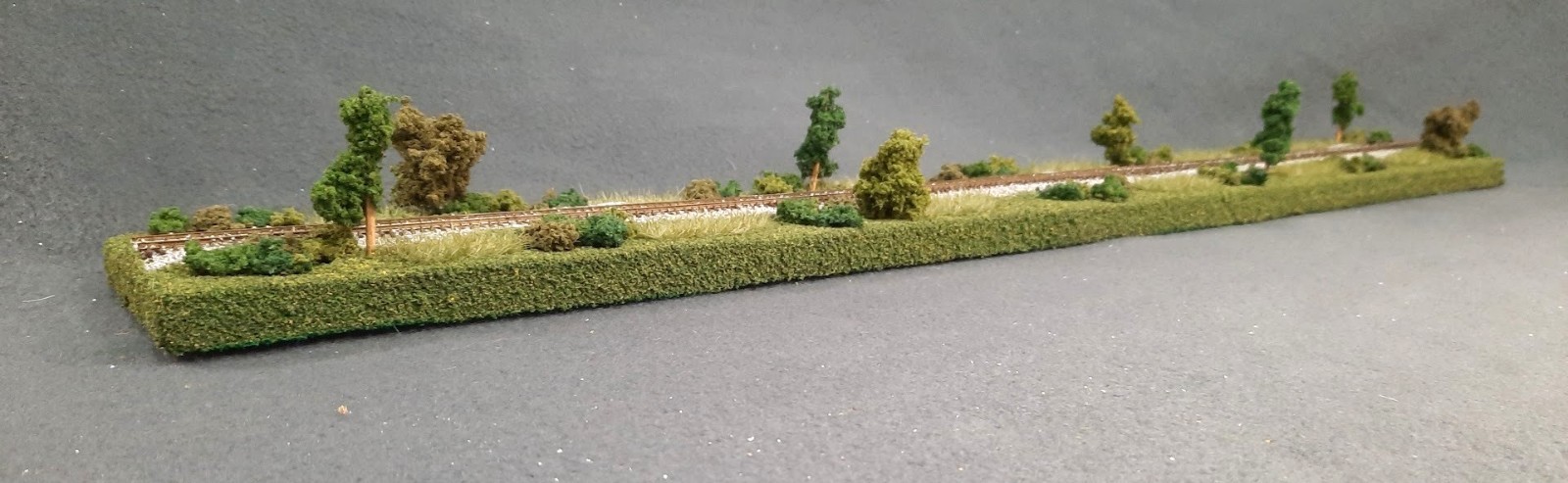 Z SCALE 24″ DISPLAY DIORAMA – “SUMMER SCENE” FOR ANY Z TRAIN