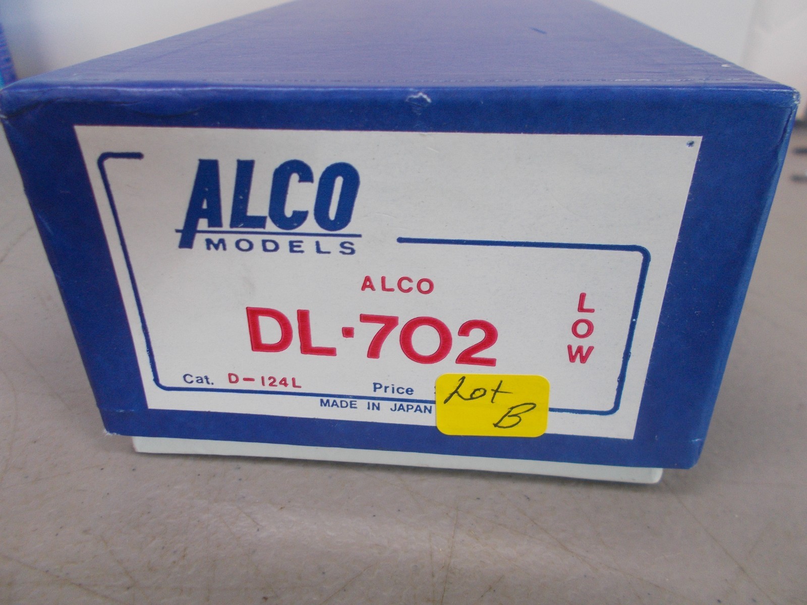 ALCO # D-124L ~ BRASS~ DL-702 POWERED LOCOMOTIVE ~NOS-RUNS GOOD~HO SCALE~LOT-B