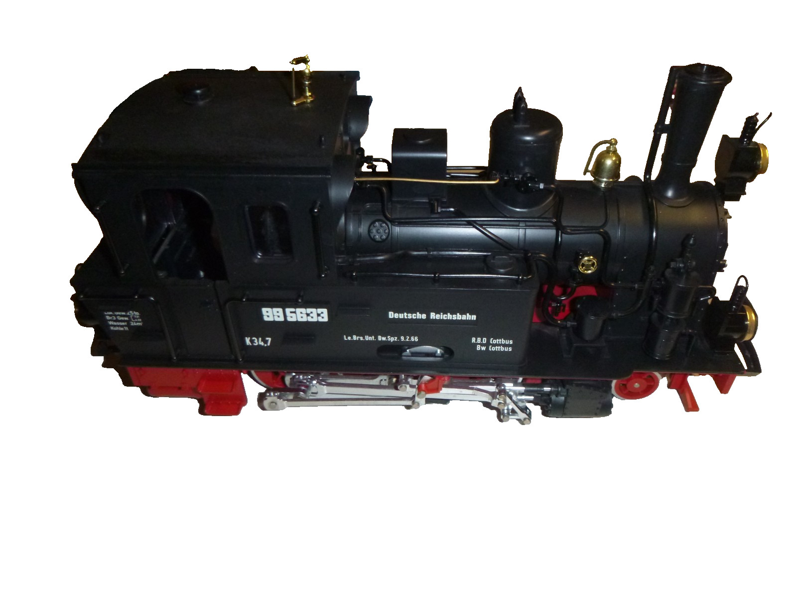LGB Lehmann Railway Track G 2174D Steam Locomotive Tender Locomotive Spreewaldbahn DR, (art.3001)