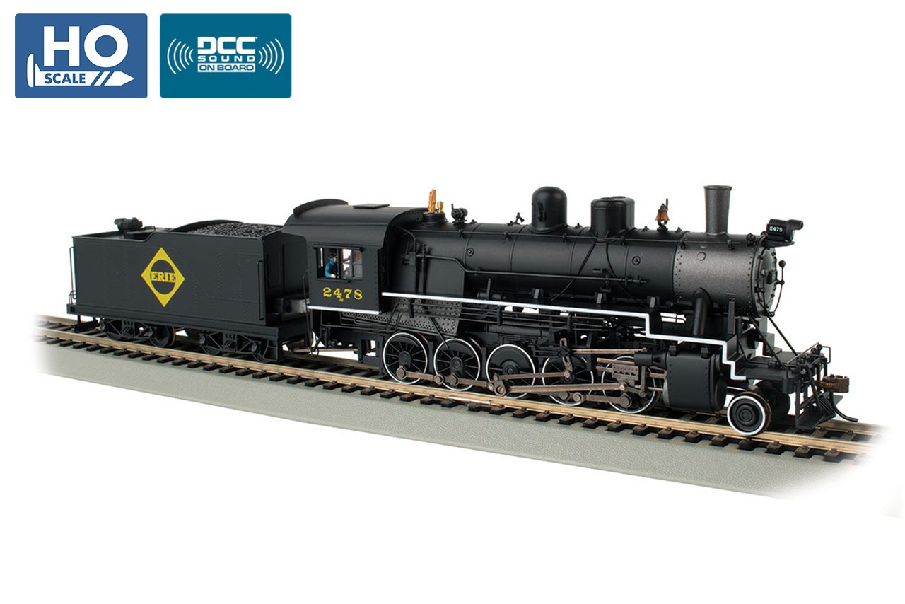 Bachmann ~ HO Scale ~ Baldwin 2-10-0 Russian Decapod ~ Erie #2456 ~ 85402