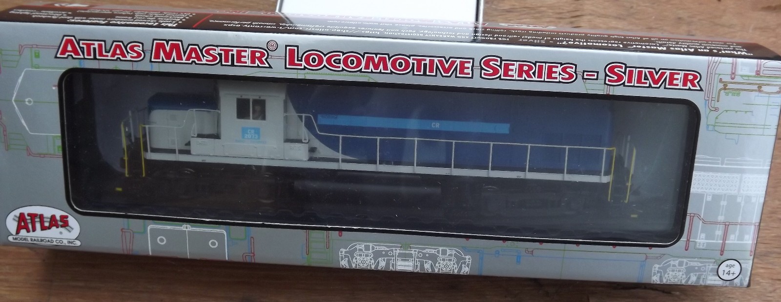 Atlas HO Alco C420 Conrail 2073 ex-L&HR 10004738 Silver Sound Ready New