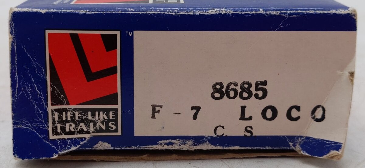 Life Like 7233 HO Chessie System B & O F-7 Diesel Locomotive #4472 EX/Box