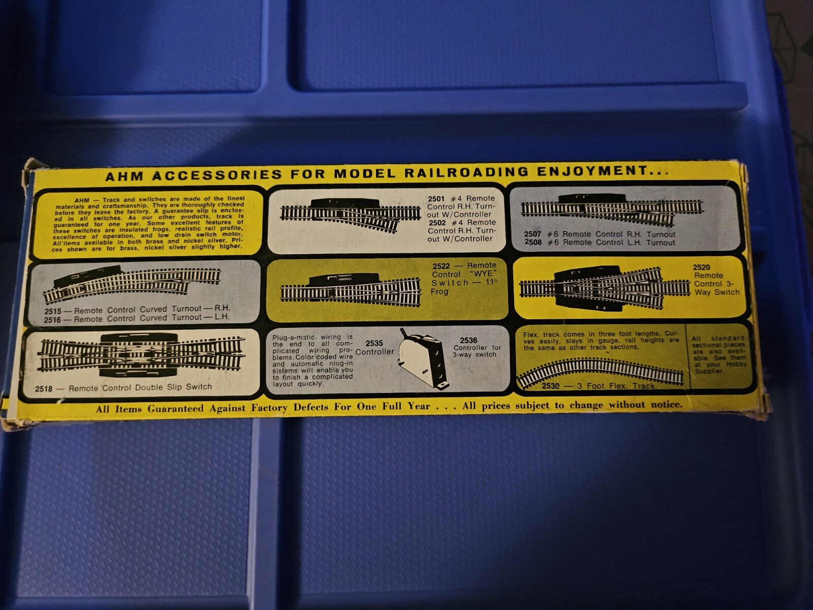 HO Scale AHM, EMD SW-1 Diesel Locomotive, Santa Fe, #2325 Blue In Box