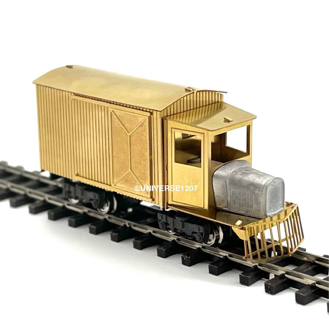 HOn30/HOe/HOn2-1/2 Aru-Model Narrow Gauge Box Rail Truck RTR H0e Brass Railcar