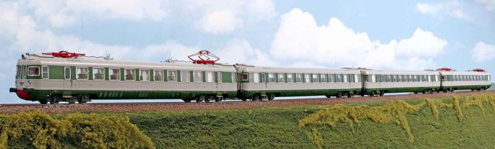 ACME 70035 HO Scale Set Electromotive FS Ale 601 “Rapido D’Italia” 4 Pz. Ep. IV