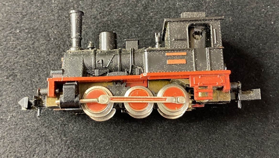 Minitrix Vintage West German N Scale 2913 0-6-0 Steam Locomotive Tested