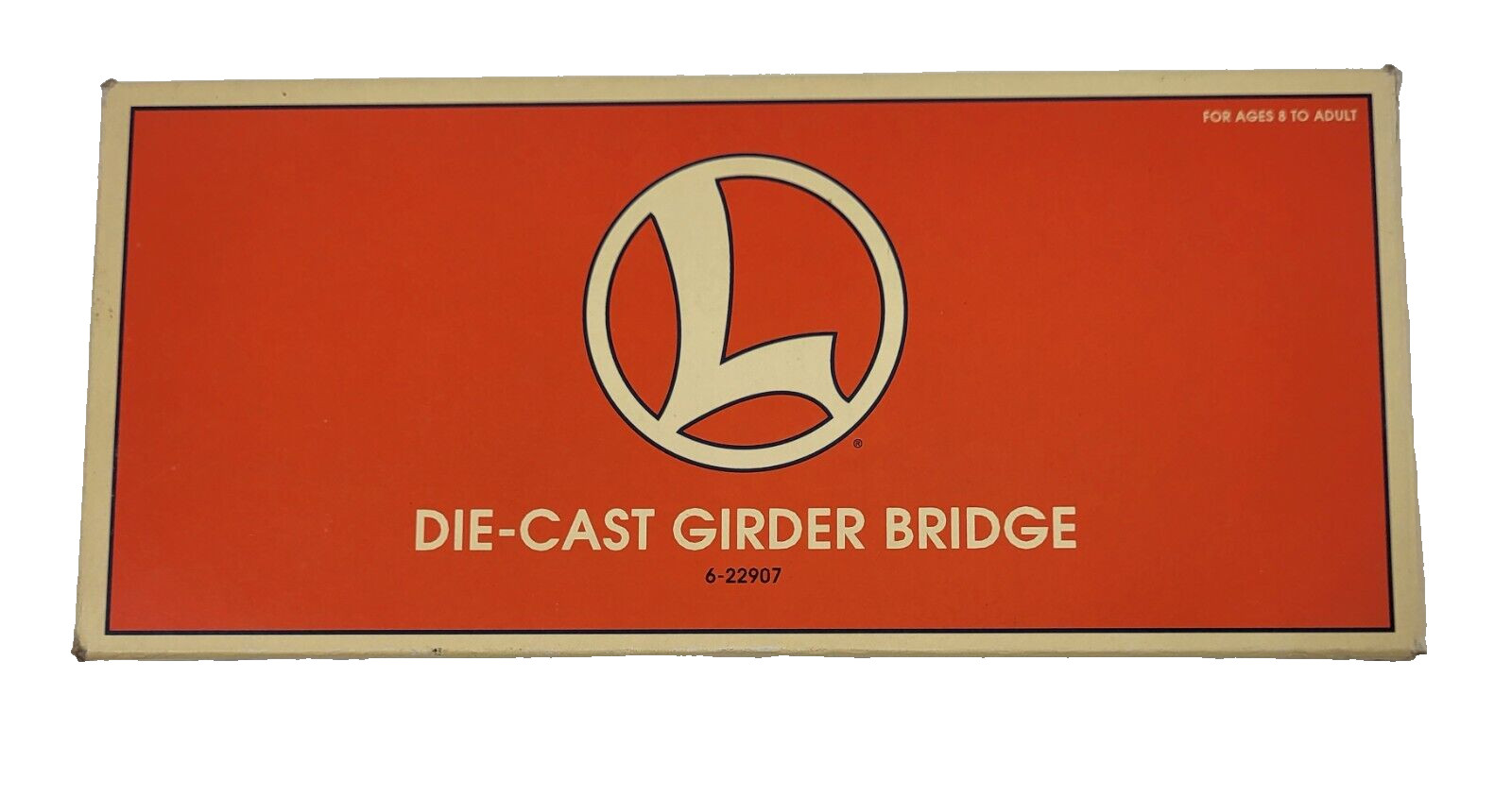 Lionel Train Girder Bridge Gray Metal Die-cast Original Box O Gauge 6-22907
