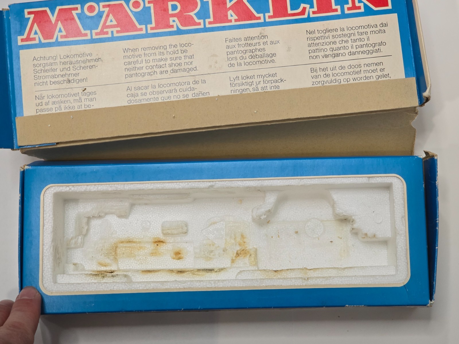 1971 Marklin HO 3003 Steam Locomotive Tender BR 24 058 Original Dated Box 12/71