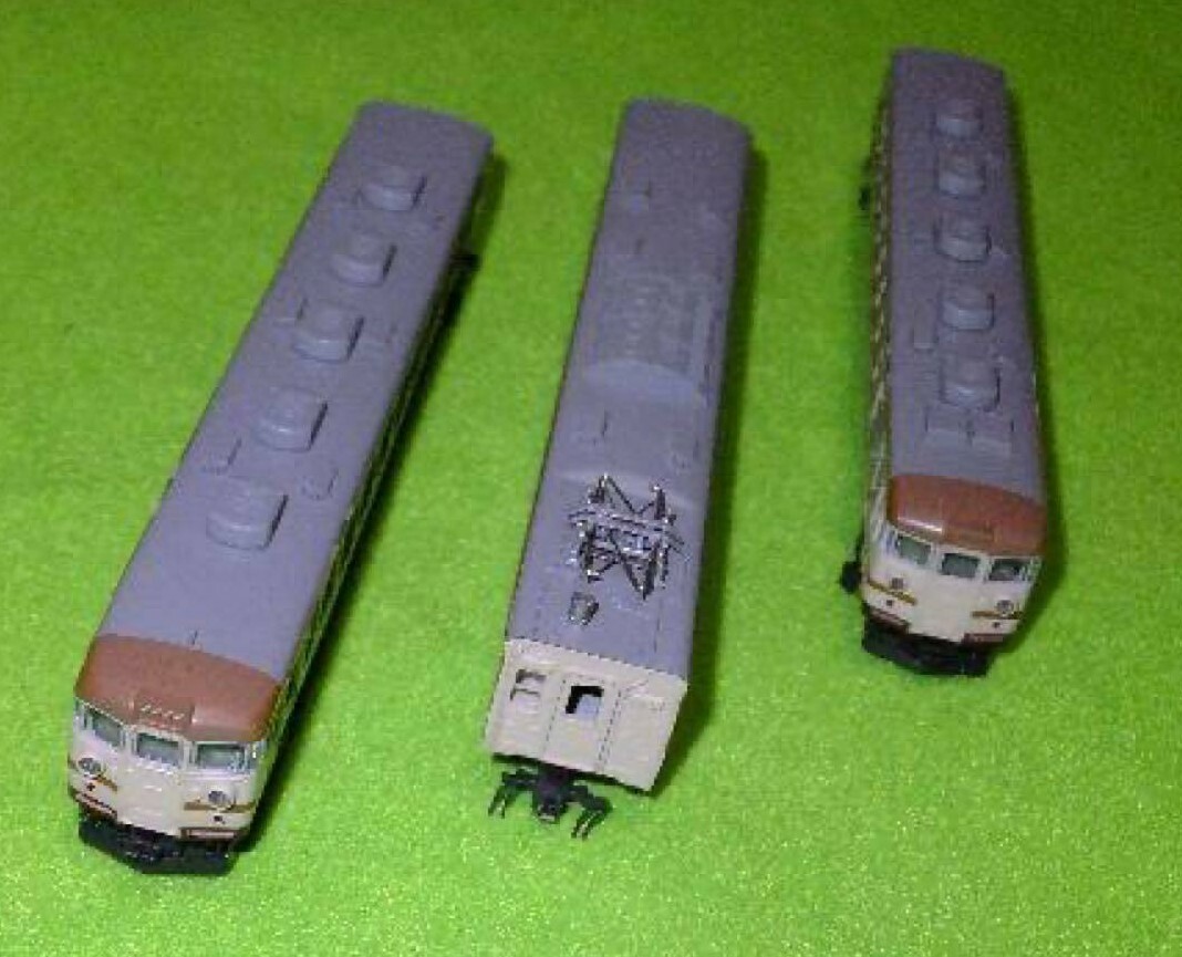 KATO N gauge 165 series moonlight brown color 3-car set Railroads & Trains