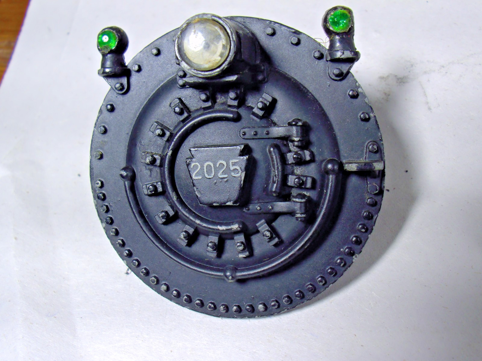 Lionel Original Vintage early 2025 steam Engine stamped boiler front not decal