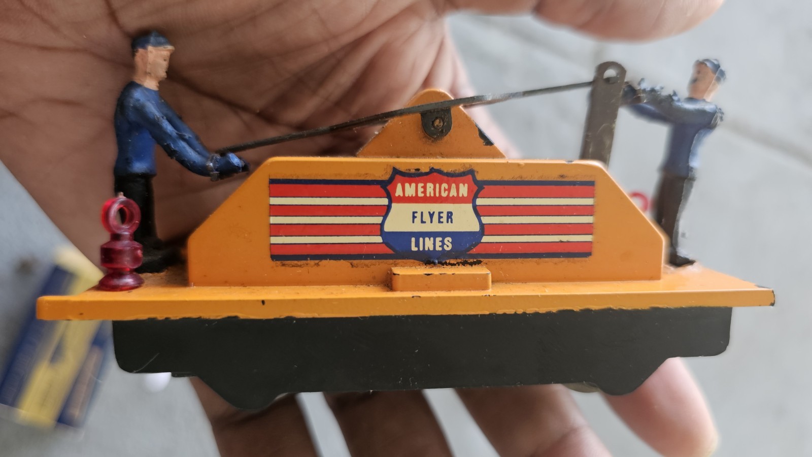 Gilbert American Flyer S Gauge 740 Handcar Toy Model Train