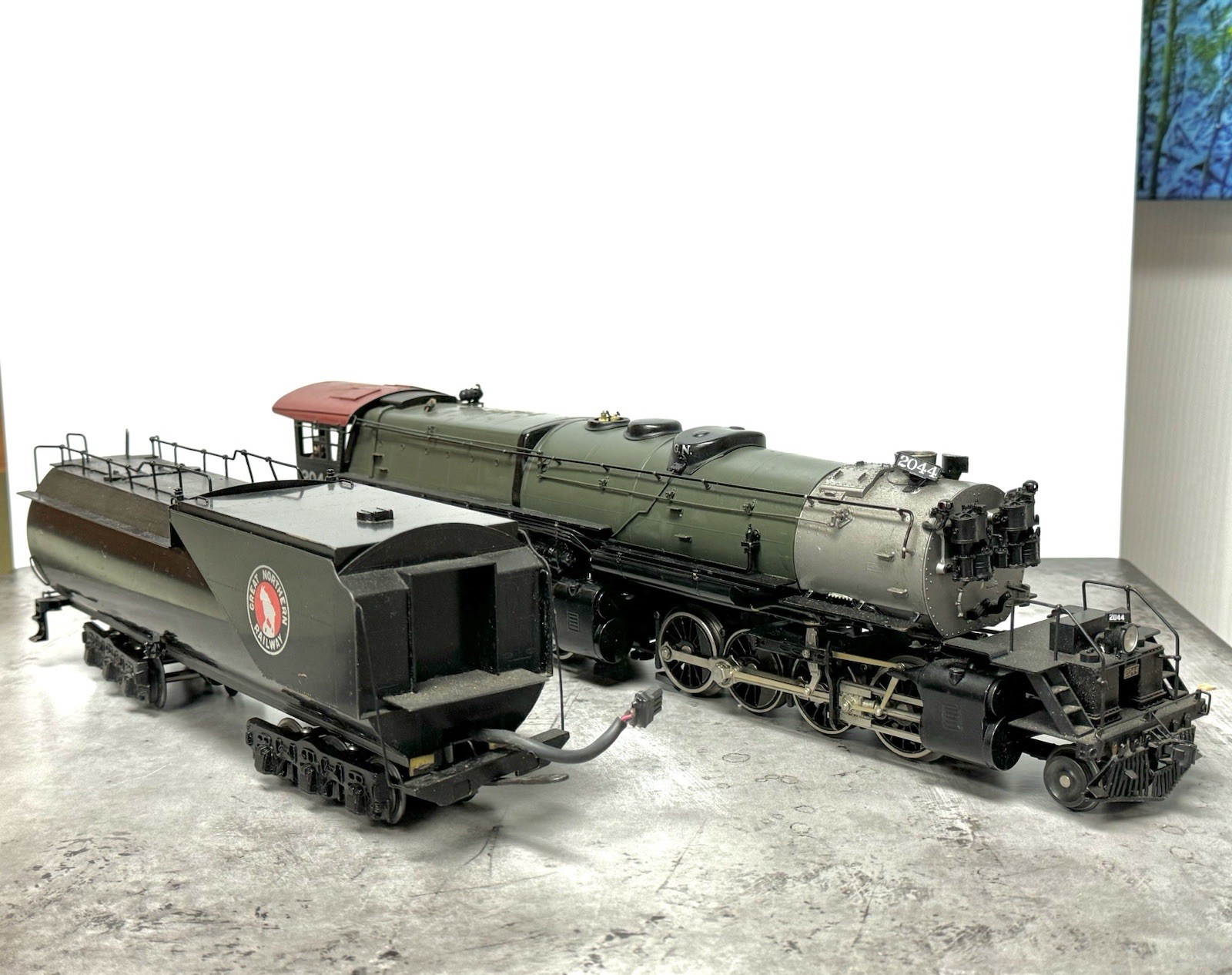 Weaver Great Northern Brass R-2 2-8-8-2 Steam Locomotive and Tender 177 Of 350