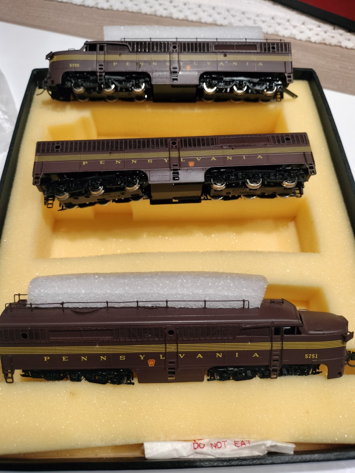 Key Imports PRR Alco PA1 / PB1 / PA1 Brass A-B-A Set – Samhongsa – Mint w/ Box