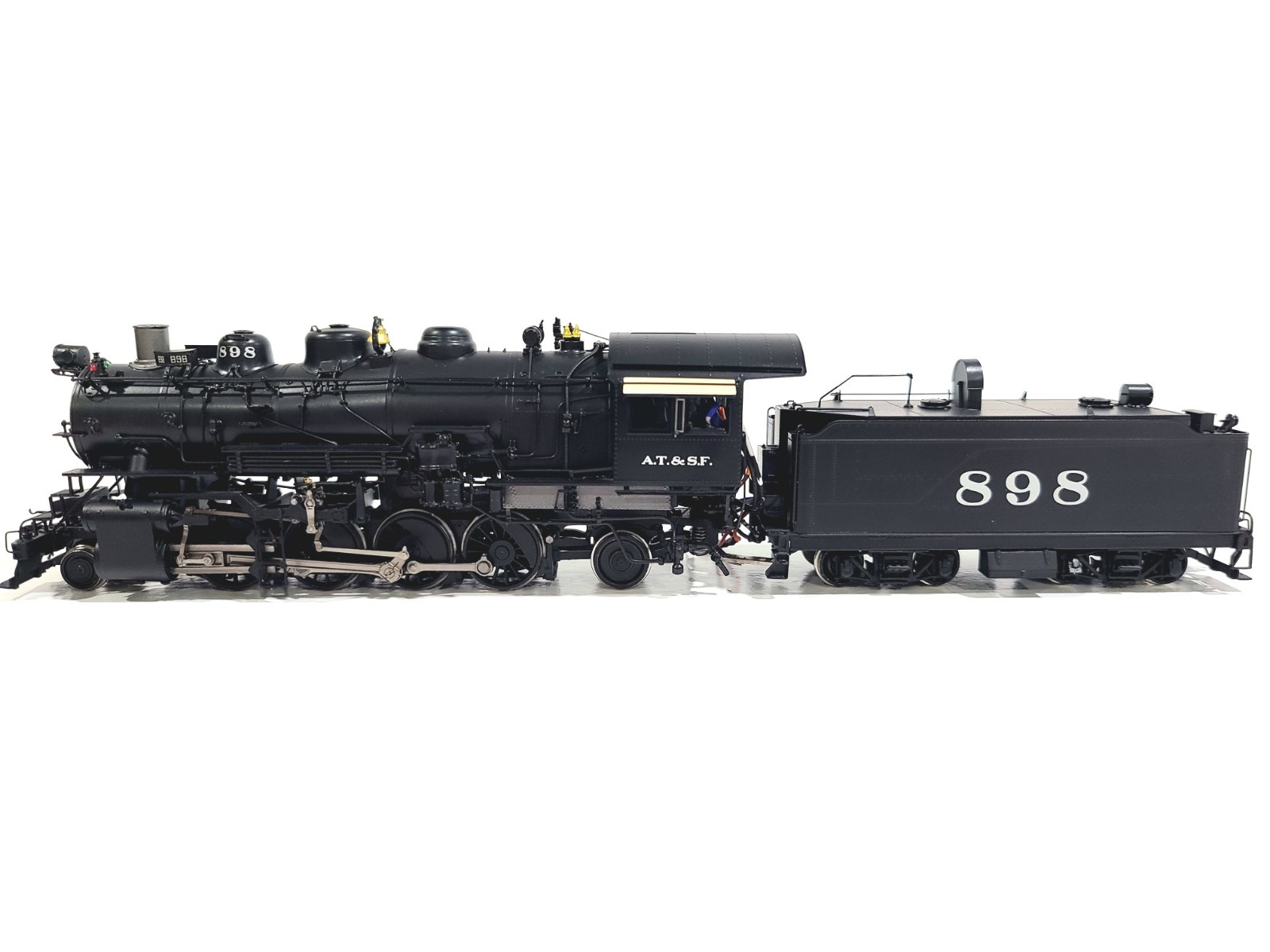 Division Point Boo-Rim AT&SF 2-8-2 Atchison Santa Fe #898 HO Brass #DP-3902 DCC