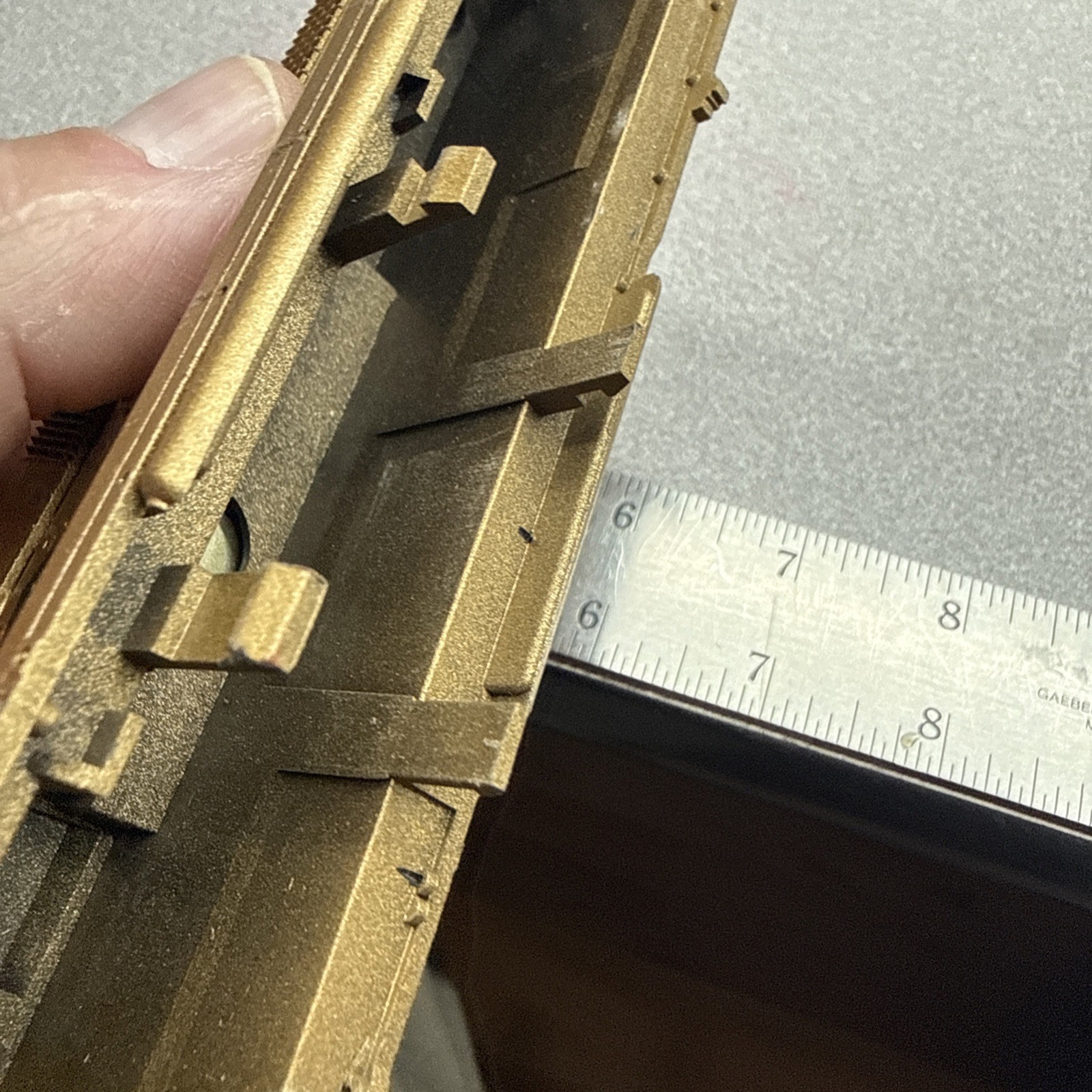 ATHEARN Shell GP40 HO B&O CHESSIE SYSTEM GM50 Special Run Gold Paint Shell Only