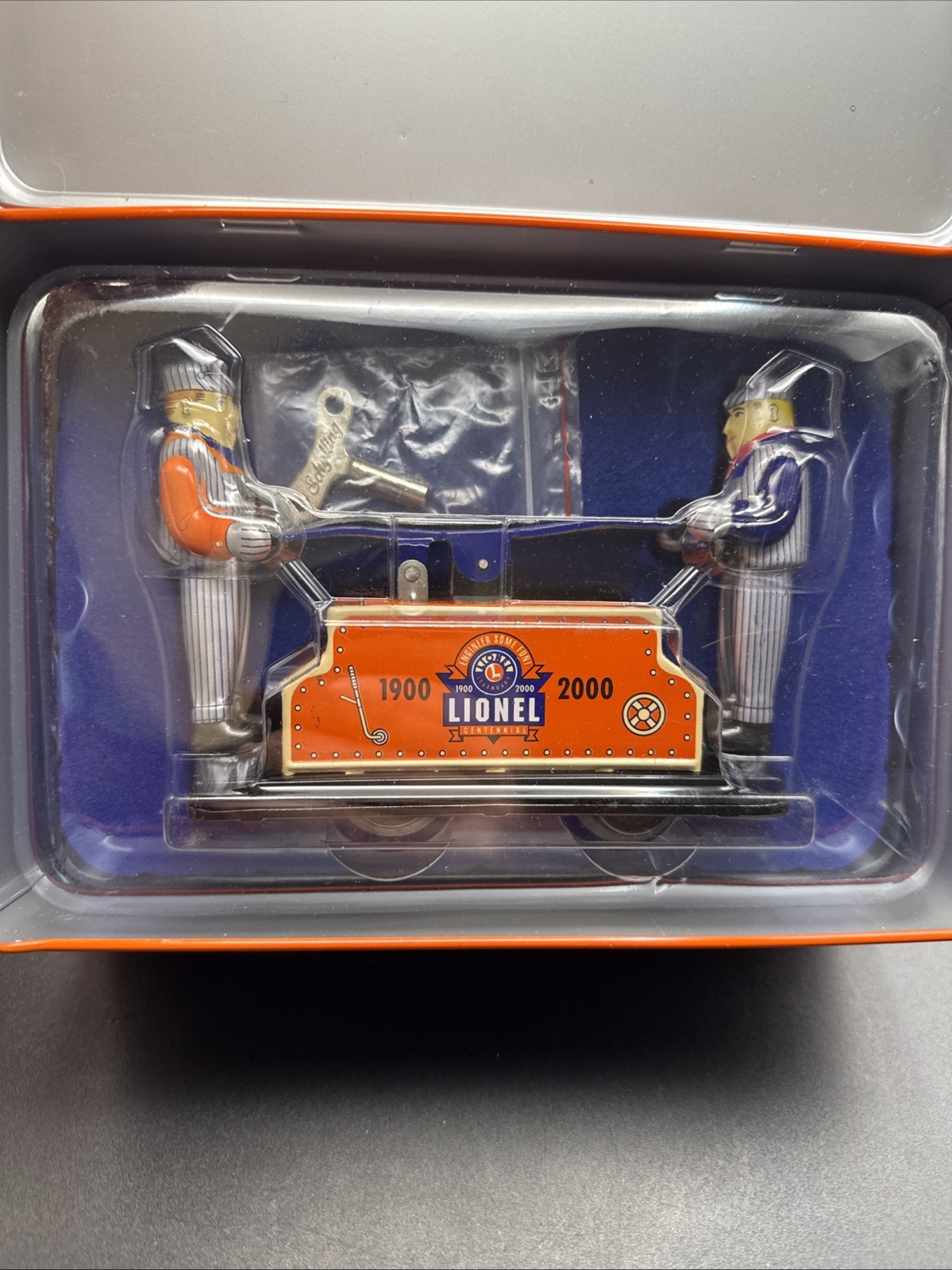 Schylling 13625 Lionel Railroad Hand Car Train Toy in Tin Box NEW IN BOX