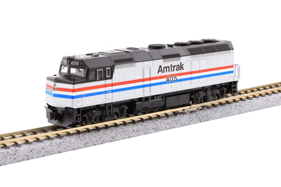 Kato 176-6109 – EMD F40PH (DC Silent) Amtrak (AMTK) Phase III #405 N SCALE