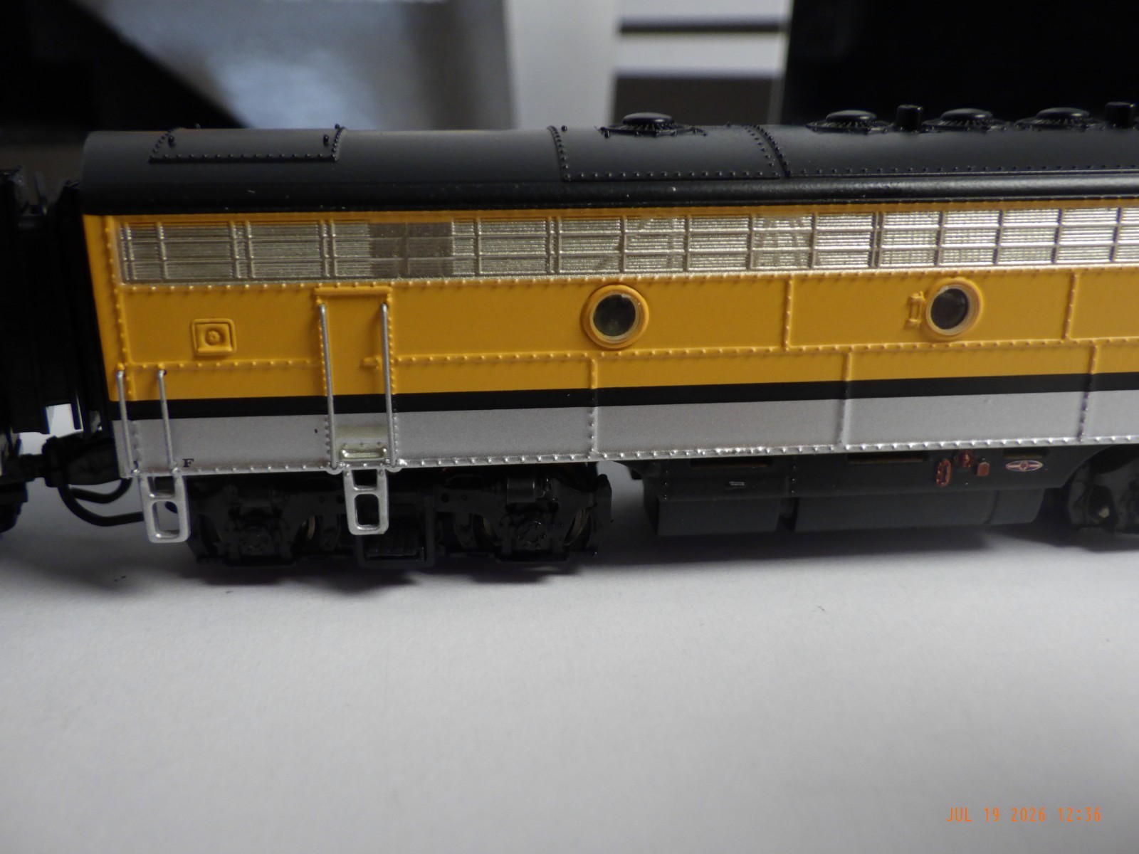 N Scale EMD F7 DRGW 5641/5642, A unit powered with sound,B unit unpowered