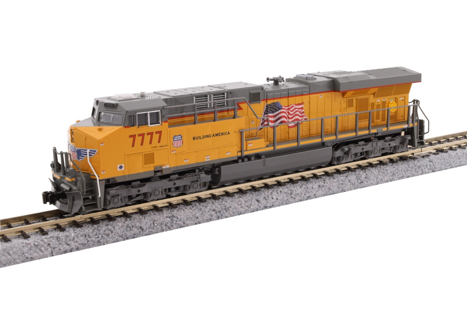 NIB KATO 176-8967 ES44AC Union Pacific #7777 – DC N Scale