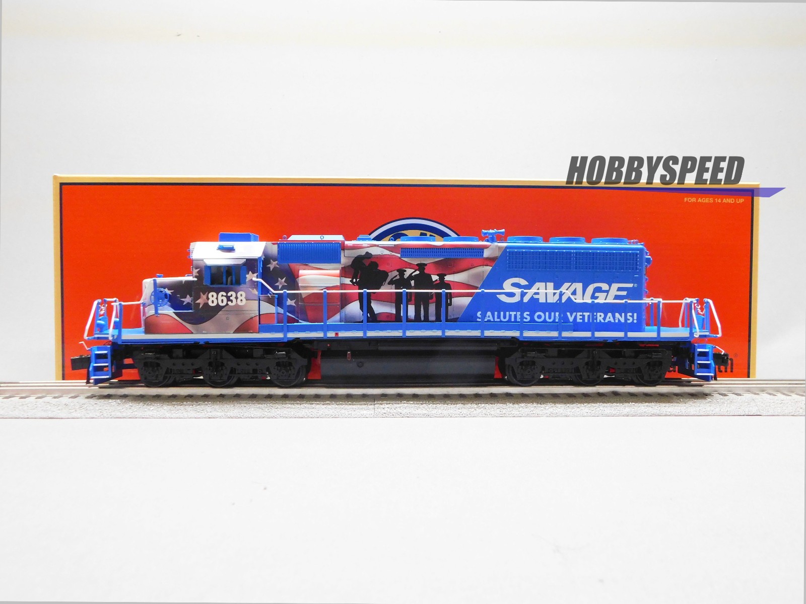 LIONEL SAVAGE LEGACY SD40-2 #8638 DIESEL LOCOMOTIVE O GAUGE veterans 2233551 NEW