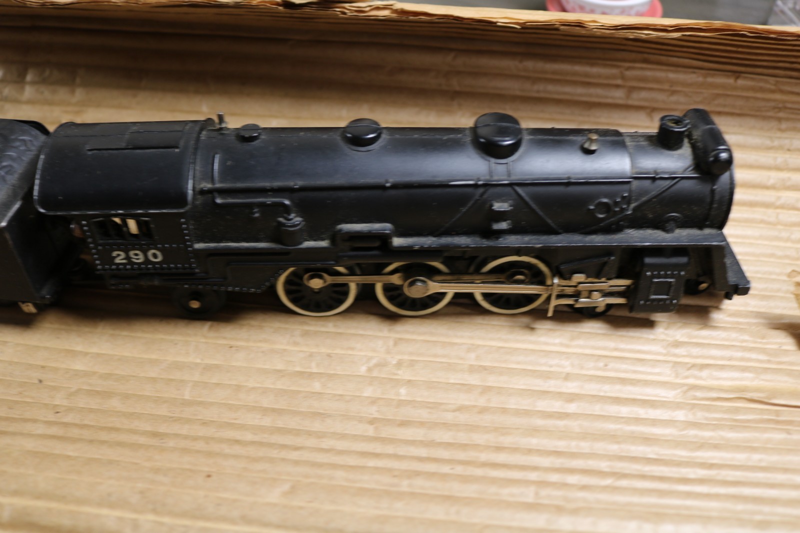 American Flyer #290 Steam Locomotive w/Coal Tender-Model Electric Train-S Gauge