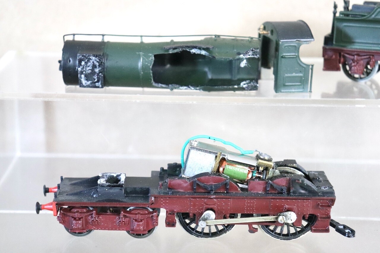 AIRFIX COMET REPAIR KIT BUILT GW GWR 4-4-0 CITY CLASS LOCOMOTIVE oe