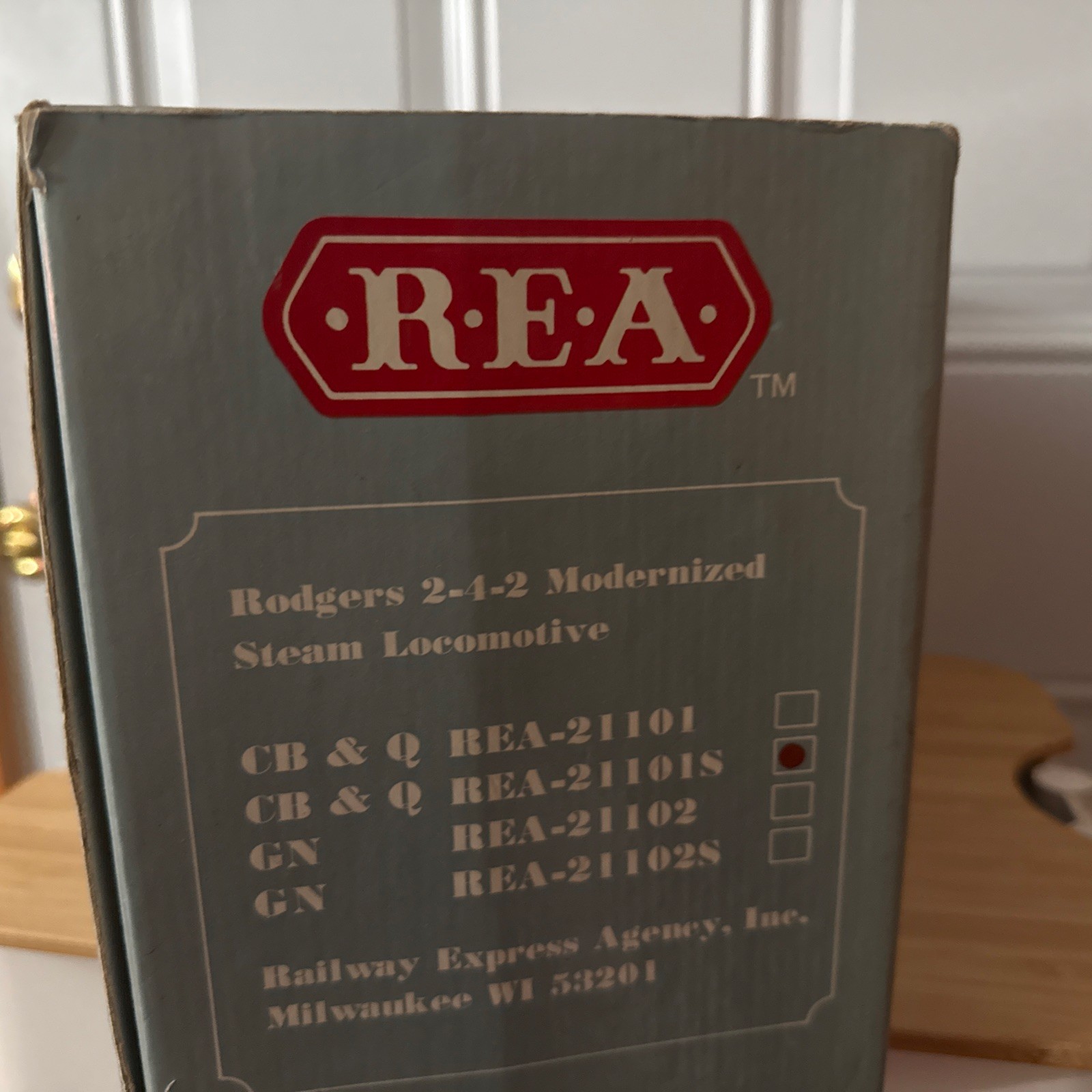 REA 2-4-2st Steam Locomotive G Scale Used CB&Q