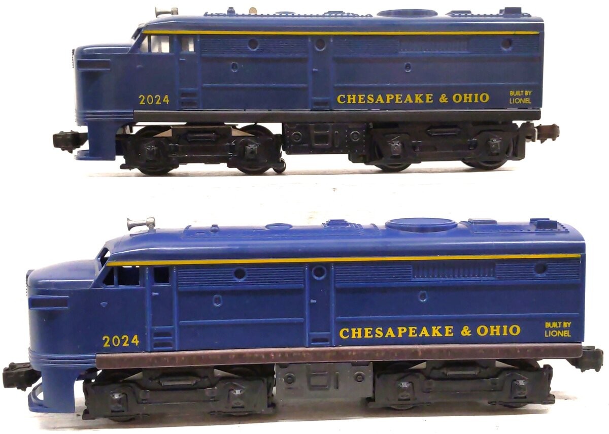 Lionel 2024 Vintage O Chesapeake & Ohio Alco AA Diesel Locomotive