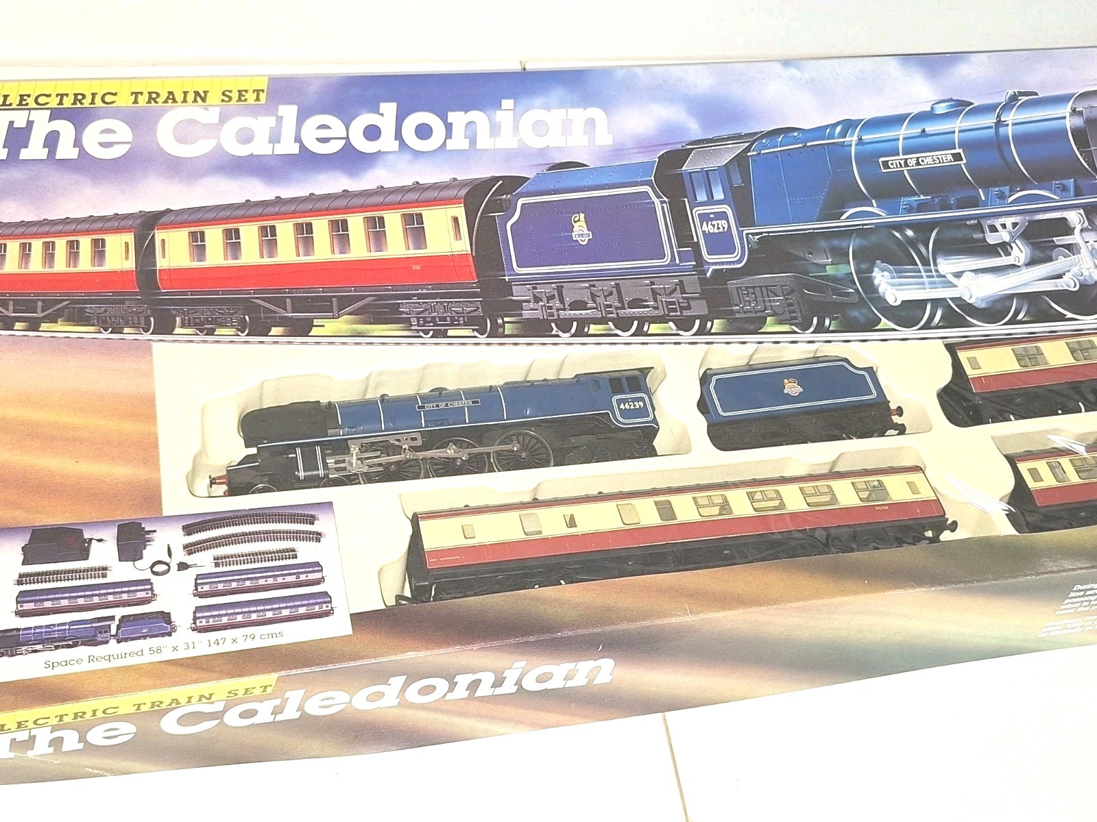 Hornby R699 The Caledonian Boxed Set & Track. New Old Stock. Mint Cond. OO