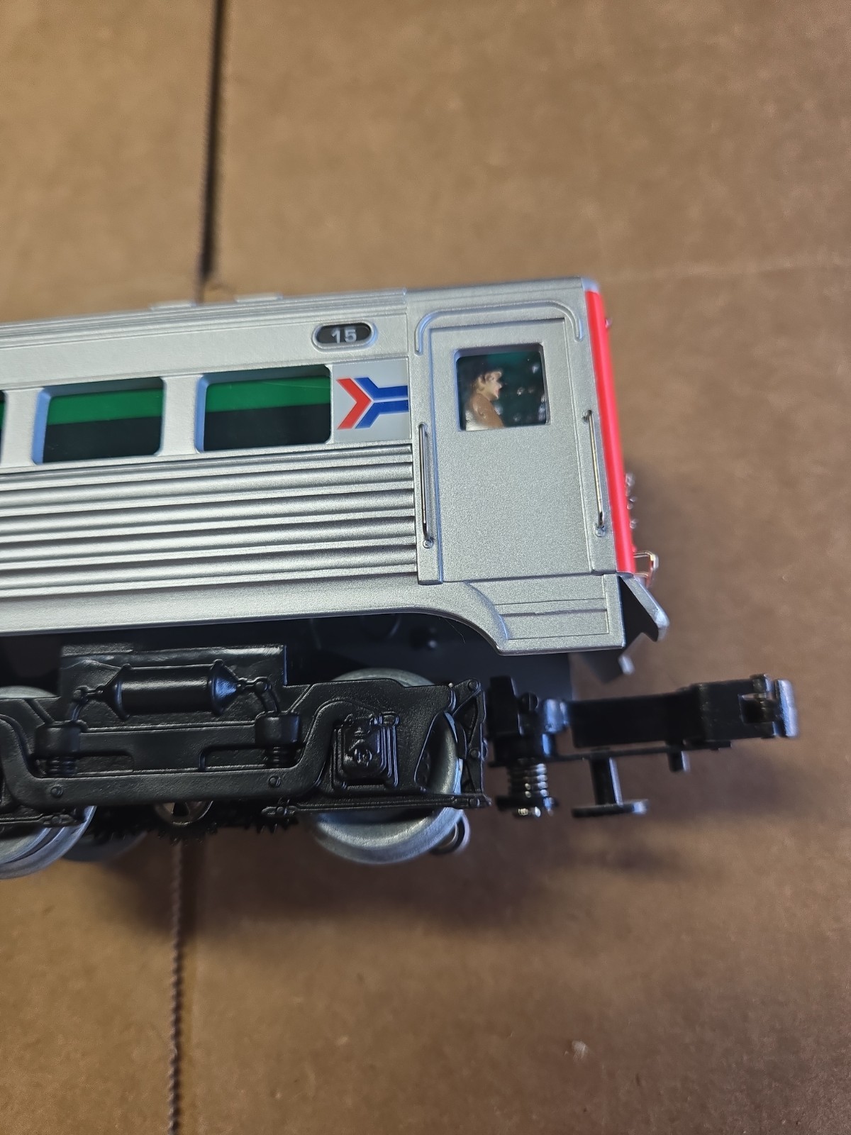 RMT AMTRAK POWERED RDC RAIL DIESEL ENGINE PASSENGER CAR – O GAUGE LIONEL TRAIN