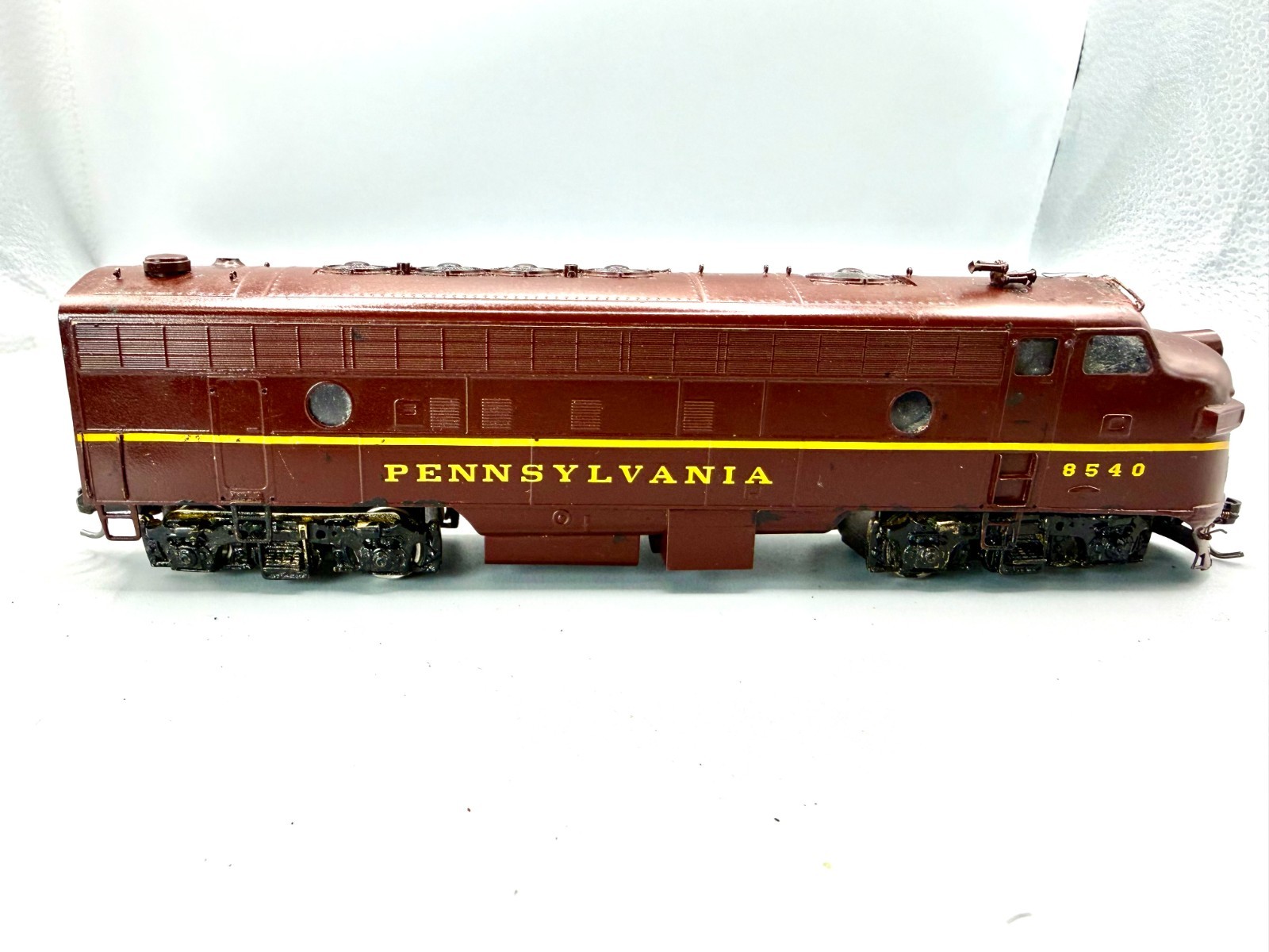 Vintage Hallmark Models HO Scale Brass EMD F-Unit Cab Diesel Locomotive PRR 8540