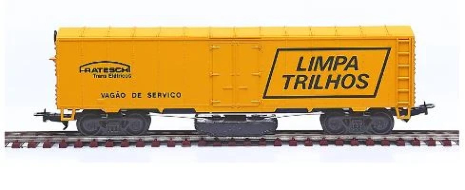Original 2400 Track Cleaner Wagon FRATESCHI Miniature Modeling Figure Art