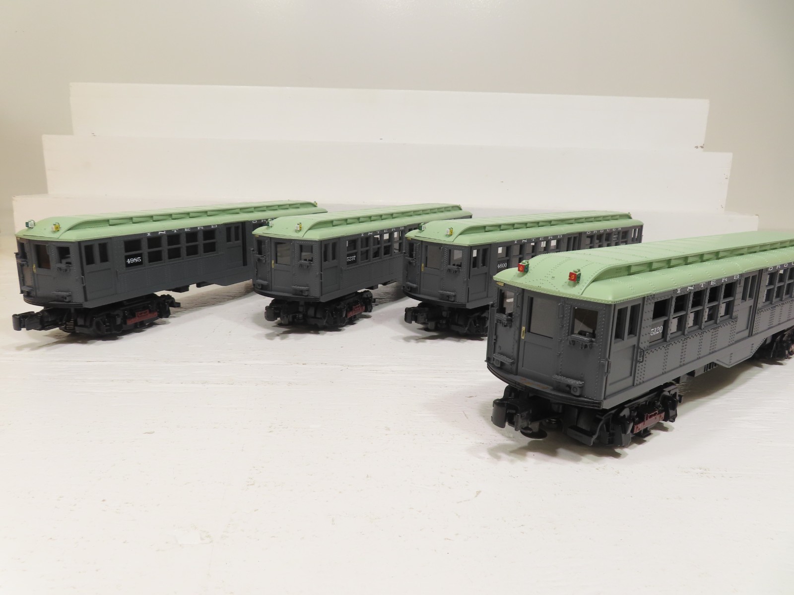 MTH 30-2756-1 Metropolitan Two-Tone 4-Car LO-V Subway Set w/Protosound 2 LN