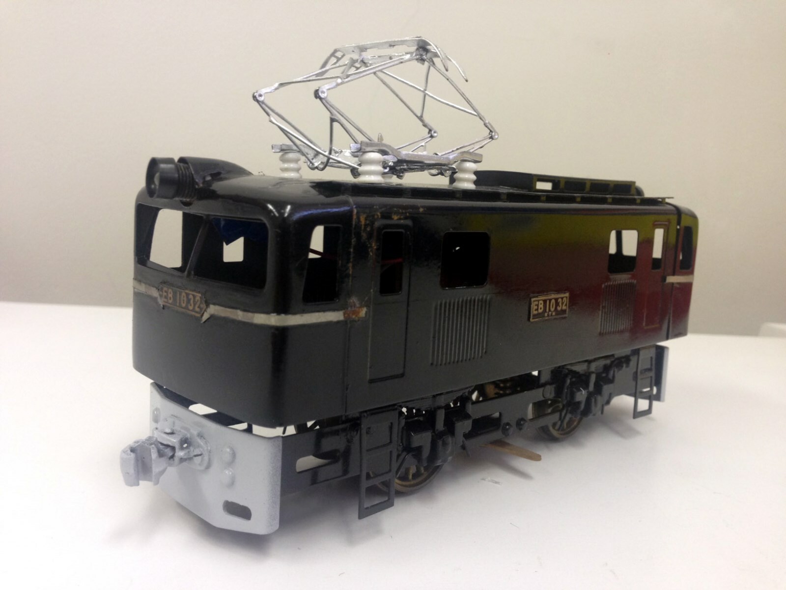 Katsumi EB10 electric locomotive (BK) – Tin rare model made in Japan