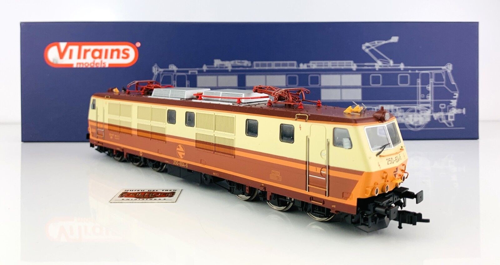 PT205 – VITRAINS H0 2007 – RENFE 250.604-6 “STAR” ELECTRIC LOCOMOTIVE