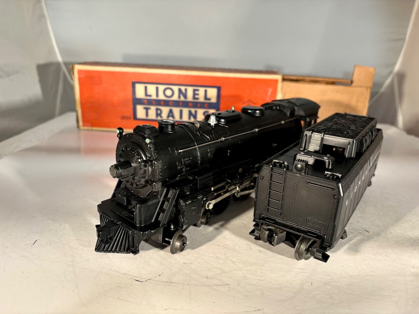 Lionel #2055 4-6-4 Loco w/ #6026W Whistle Tender, Ex+, 1 OB & Insert, 1953-55