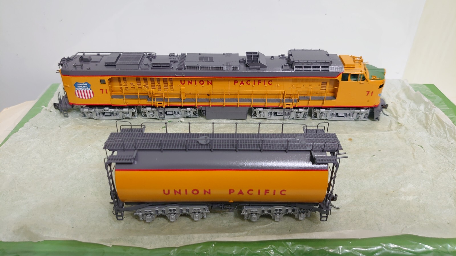 Overland (OMI) Brass Union Pacific Veranda Turbine – HO scale