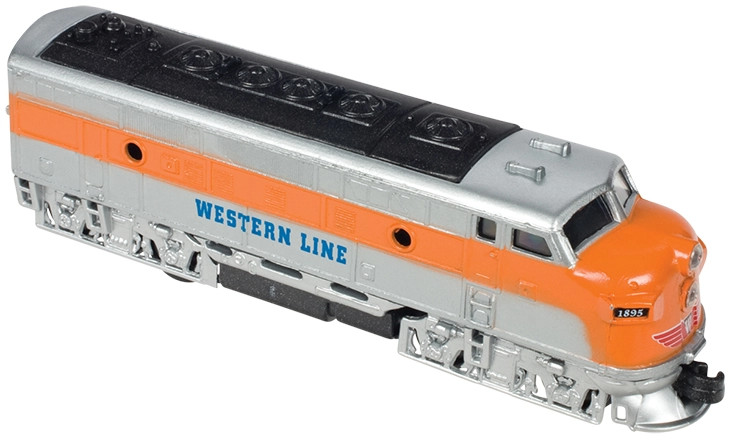 Classic Loco Diesel Engine Train Locomotive Powerful Pull Back Action 6 ½ Inches