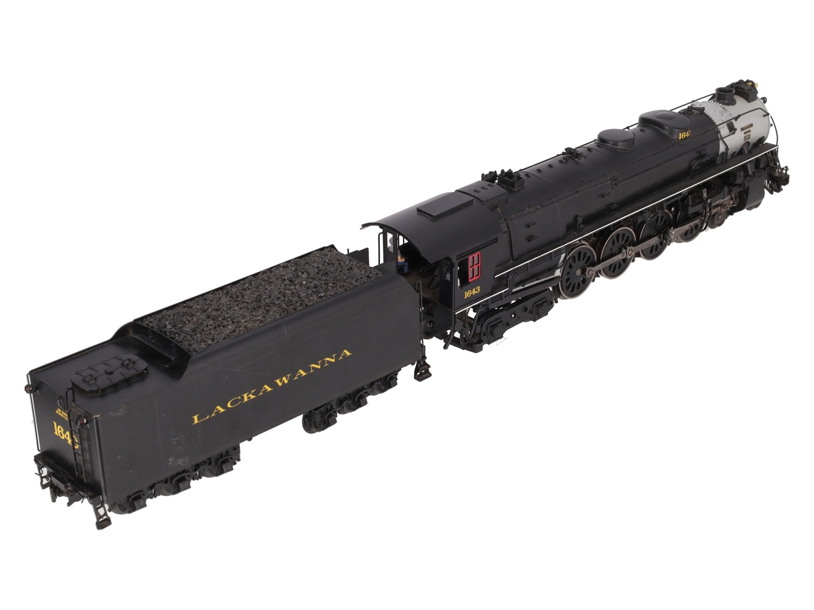 Weaver G1741LP O Brass Lackawanna 4-8-4 Steam Loco and Tender (3-Rail) #1643/Box